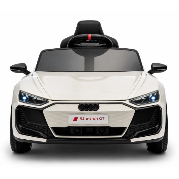 Mașinuță audi e-tron, baterie 12v4.5ah, 2 motoare de 35w, roti eva, scaune din piele 2