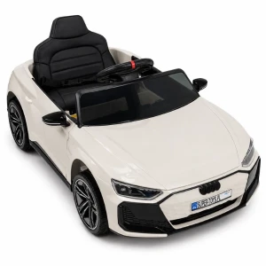 Mașinuță audi e-tron, baterie 12v4.5ah, 2 motoare de 35w, roti eva, scaune din piele Thumbnail 5