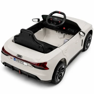 Mașinuță audi e-tron, baterie 12v4.5ah, 2 motoare de 35w, roti eva, scaune din piele Thumbnail 6
