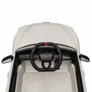 Mașinuță audi e-tron, baterie 12v4.5ah, 2 motoare de 35w, roti eva, scaune din piele Thumbnail 7