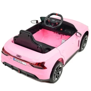 Mașinuță audi e-tron, baterie 12v4.5ah, 2 motoare de 35w, roti eva, scaune din piele Thumbnail 9