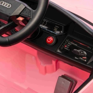 Mașinuță audi e-tron, baterie 12v4.5ah, 2 motoare de 35w, roti eva, scaune din piele Thumbnail 6