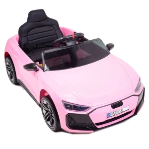 Mașinuță audi e-tron, baterie 12v4.5ah, 2 motoare de 35w, roti eva, scaune din piele Thumbnail 5