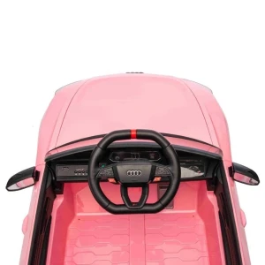 Mașinuță audi e-tron, baterie 12v4.5ah, 2 motoare de 35w, roti eva, scaune din piele Thumbnail 8
