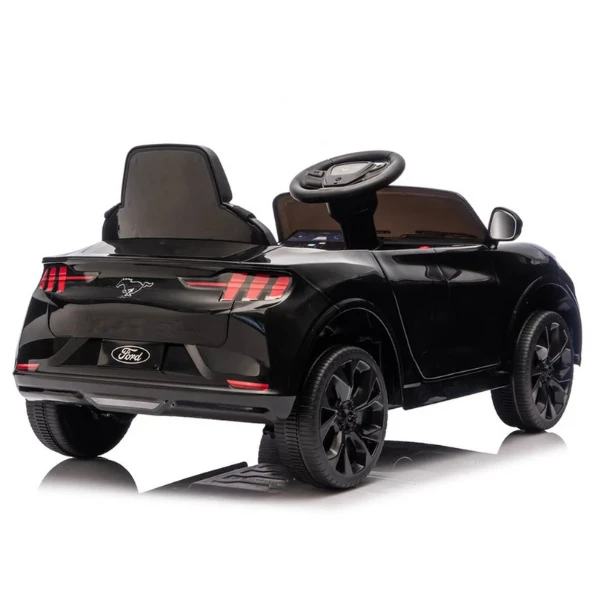 Mașinuță ford mustang mach-e, baterie 24v5ah, 2 motoare de 60w, roti eva, scaune din piele 5