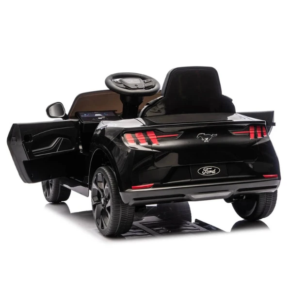 Mașinuță ford mustang mach-e, baterie 24v5ah, 2 motoare de 60w, roti eva, scaune din piele 4