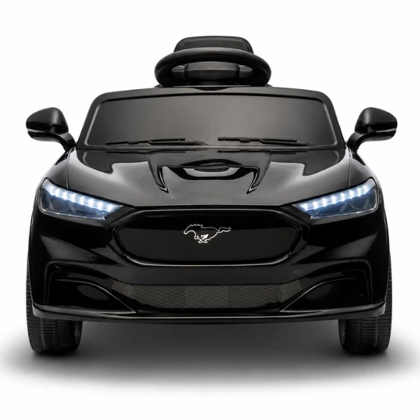 Mașinuță ford mustang mach-e, baterie 24v5ah, 2 motoare de 60w, roti eva, scaune din piele 2