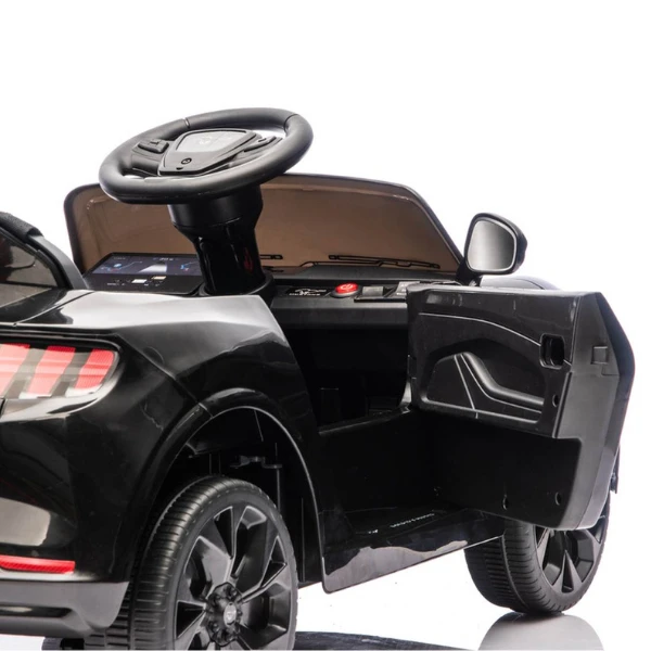 Mașinuță ford mustang mach-e, baterie 24v5ah, 2 motoare de 60w, roti eva, scaune din piele 8