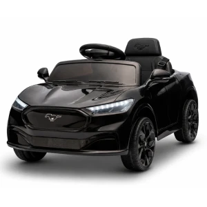 Mașinuță ford mustang mach-e, baterie 24v5ah, 2 motoare de 60w, roti eva, scaune din piele