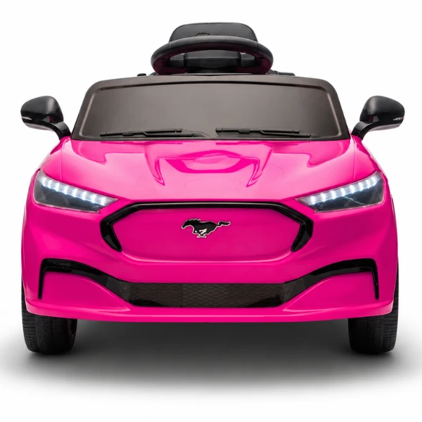 Mașinuță ford mustang mach-e, baterie 24v5ah, 2 motoare de 60w, roti eva, scaune din piele 2