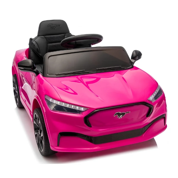 Mașinuță ford mustang mach-e, baterie 24v5ah, 2 motoare de 60w, roti eva, scaune din piele 3