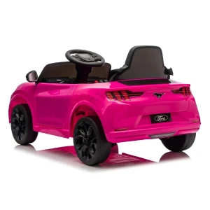 Mașinuță ford mustang mach-e, baterie 24v5ah, 2 motoare de 60w, roti eva, scaune din piele Thumbnail 5