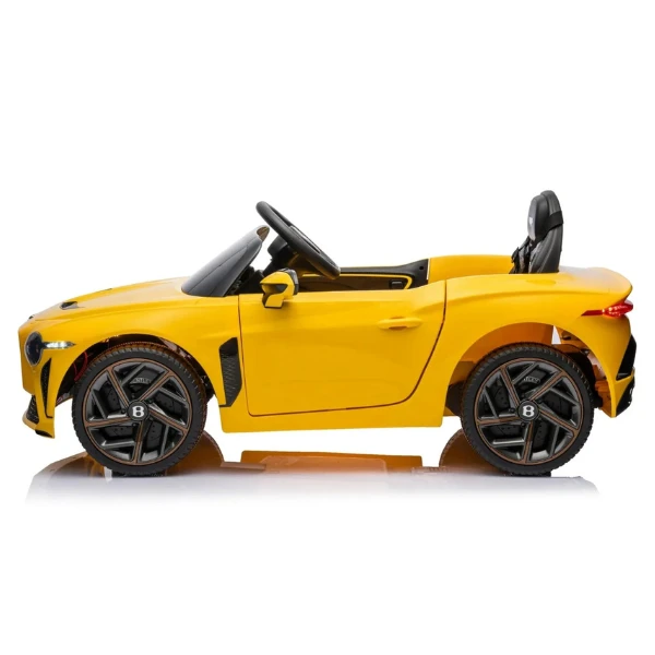 Mașinuță bentley bacalar, baterie 12v7ah, 2 motoare de 35w, roti eva, scaune din piele 6