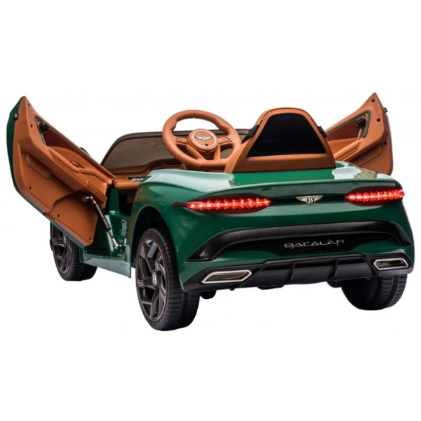 Mașinuță bentley bacalar, baterie 12v7ah, 2 motoare de 35w, roti eva, scaune din piele 6