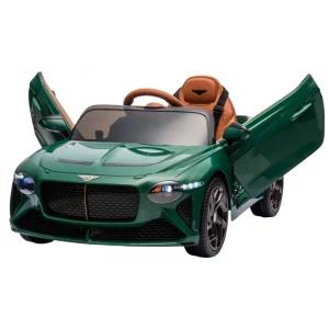 Mașinuță bentley bacalar, baterie 12v7ah, 2 motoare de 35w, roti eva, scaune din piele Thumbnail 5