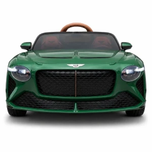 Mașinuță bentley bacalar, baterie 12v7ah, 2 motoare de 35w, roti eva, scaune din piele Thumbnail 2