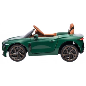 Mașinuță bentley bacalar, baterie 12v7ah, 2 motoare de 35w, roti eva, scaune din piele Thumbnail 3