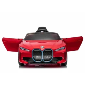 Mașinuță bmw i4, baterie 12v7ah, 4 motoare de 25-35w, roti eva, scaune din piele Thumbnail 6