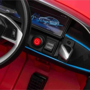 Mașinuță bmw i4, baterie 12v7ah, 4 motoare de 25-35w, roti eva, scaune din piele Thumbnail 8