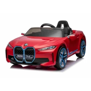 Mașinuță bmw i4, baterie 12v7ah, 4 motoare de 25-35w, roti eva, scaune din piele Thumbnail 5