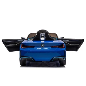 Mașinuță bmw i4, baterie 12v7ah, 4 motoare de 25-35w, roti eva, scaune din piele Thumbnail 5