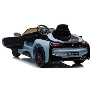 Mașinuță bmw i8, baterie 12v7ah, 2 motoare de 35w, roti eva, scaune din piele Thumbnail 9
