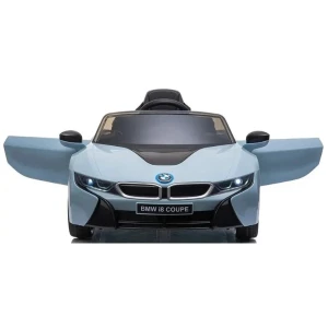 Mașinuță bmw i8, baterie 12v7ah, 2 motoare de 35w, roti eva, scaune din piele Thumbnail 6