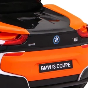Mașinuță bmw i8, baterie 12v7ah, 2 motoare de 35w, roti eva, scaune din piele Thumbnail 7