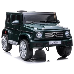 Mașinuță mercedes-benz g 500, baterie 12v7ah, 2 motoare de 35w, roti eva, scaune din piele Thumbnail 3