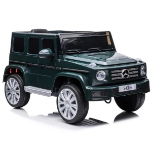 Mașinuță mercedes-benz g 500, baterie 12v7ah, 2 motoare de 35w, roti eva, scaune din piele Thumbnail 7