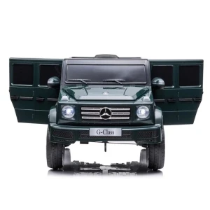Mașinuță mercedes-benz g 500, baterie 12v7ah, 2 motoare de 35w, roti eva, scaune din piele Thumbnail 6