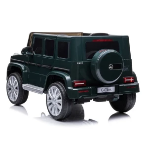 Mașinuță mercedes-benz g 500, baterie 12v7ah, 2 motoare de 35w, roti eva, scaune din piele Thumbnail 5