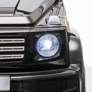 Mașinuță mercedes-benz g 500, baterie 12v7ah, 2 motoare de 35w, roti eva, scaune din piele Thumbnail 5