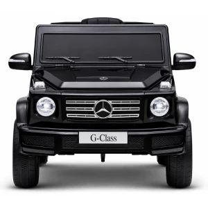 Mașinuță mercedes-benz g 500, baterie 12v7ah, 2 motoare de 35w, roti eva, scaune din piele Thumbnail 2