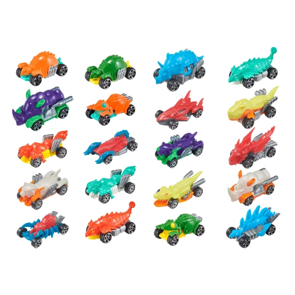 Set de 5 mașini teamsterz beast machines die-cast, în as. 4