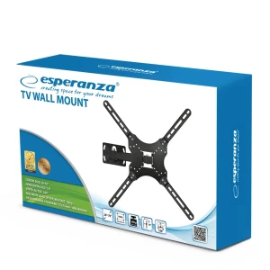 Esperanza tv-wall mount 007 erw007 for 26-70", max load 30kg, vesa 75x75-400x400mm, distance of tv from wall: 110-465mm, tilt adjustment up to 15°, ho Thumbnail 9