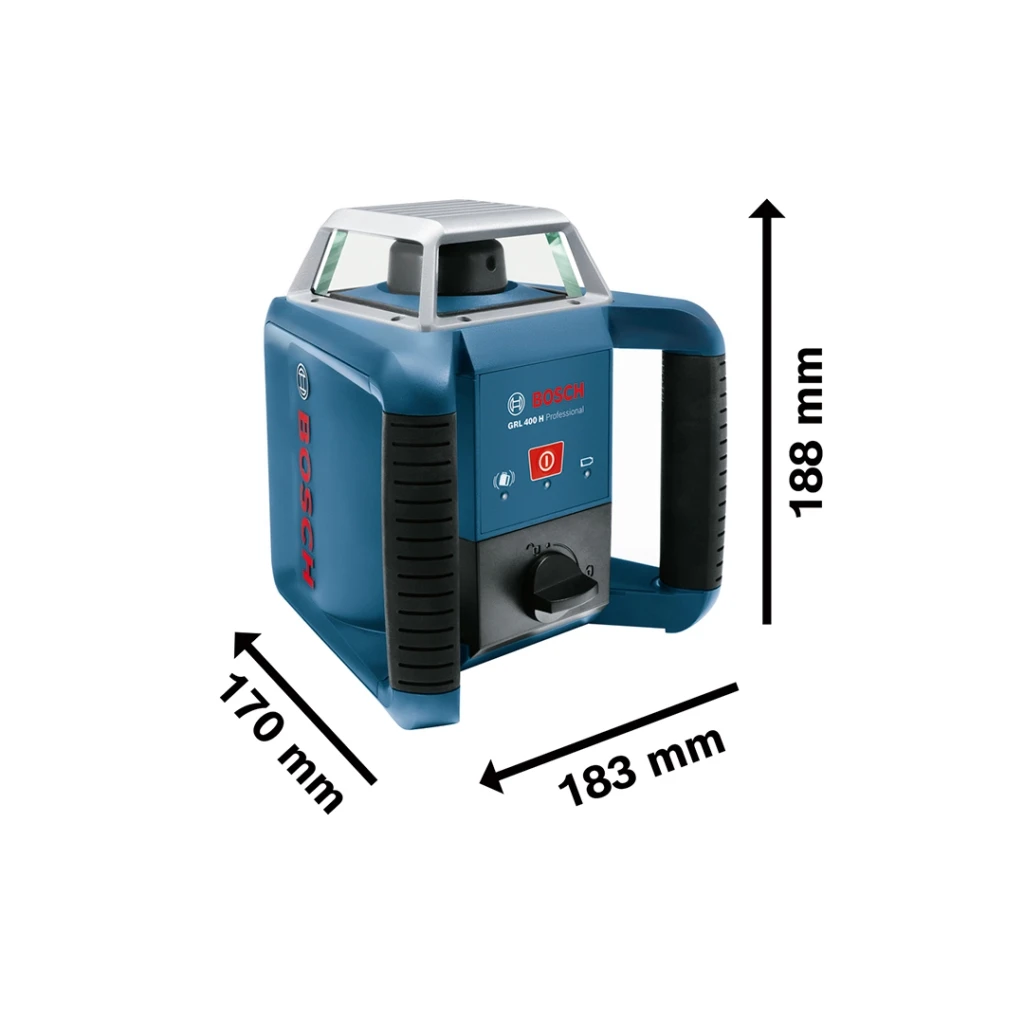 Лазерный уровень bosch grl400h красный 400 м 3 в ip56 4