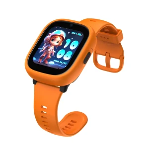 Детские умные часы lagenio kids smart watch 4g, k3, с двумя ремешками оранжевым и черным Thumbnail 2