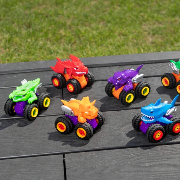 Mașinuța-monstru teamsterz beast machines monster jaws, în as. 14