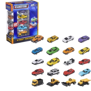 Набор из 20 машинок Teamsterz Street Machines Die-Cast, в асс.