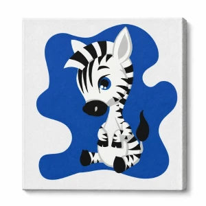 Pictură pe numere 20*20 сm (fără cutie) – zebra