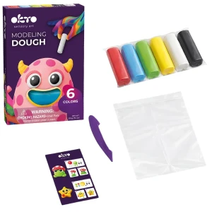 Set creativ cu plastilină aerată air clay okto, 6 buc × 6 g Thumbnail 3