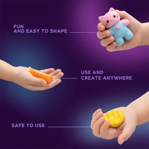 Set creativ cu plastilină aerată air clay okto, 30 buc × 6 g Thumbnail 8