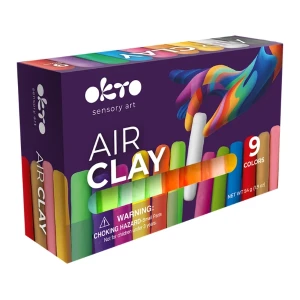 Set creativ cu plastilină aerată air clay okto, 9 buc × 6 g Thumbnail 3