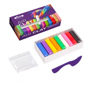 Set creativ cu plastilină aerată air clay okto, 9 buc × 6 g Thumbnail 4