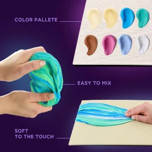 Tablou 3d cu plastilină aerată air clay 30x40 сm – calm Thumbnail 3