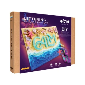 Tablou 3d cu plastilină aerată air clay 30x40 сm – calm Thumbnail 2