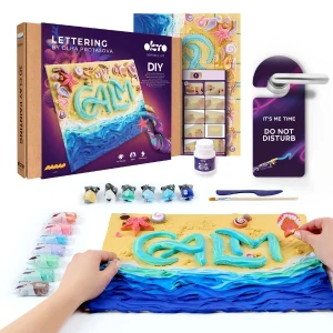 Tablou 3d cu plastilină aerată air clay 30x40 сm – calm