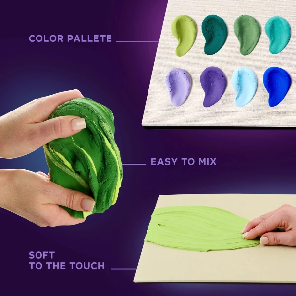 Tablou 3d cu plastilină aerată air clay 30x40 сm – create 3