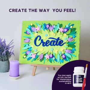 Tablou 3d cu plastilină aerată air clay 30x40 сm – create Thumbnail 5